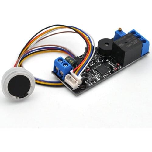 K202+R502-F Waterproof Small Fingerprint Module Sensor With DC12V K202 Fingerprint Control Board For Door Access Control