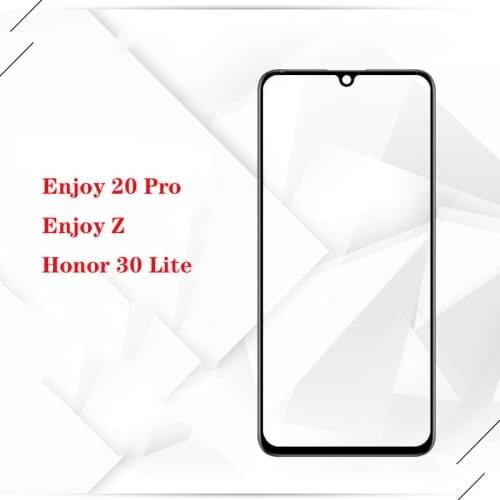 Original For Huawei Enjoy 20 Pro Enjoy Z Honor 30 Lite Front Outer Glass Top Lens Screen Panel Replacement