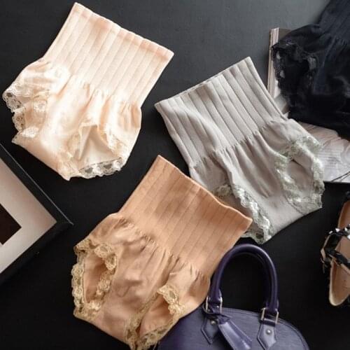 Female High Waist Briefs Body Shapers Slimming Shapewear Tummy Control Panties Knicker Body Shapers Women Lace Underwear