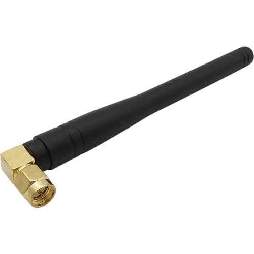 1Pcs 433 MHz Antenna 50mm SMA Male Plug Connector Right Angle 433MHz Wireless Radio Aerial Antennas