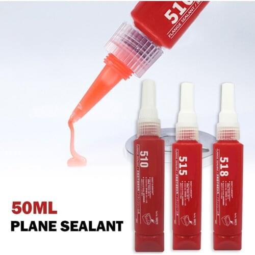 10/50ML Sealing Screw Glue Retainer Locking Adhesive Metal Screw Anaerobic Adhesive 510/515/518 Gasket Maker Flange Sealant Tube