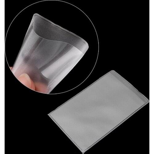 20Pcs/set Rectangle Clear Plastic Work Badge Credit Card Holder Protective Case