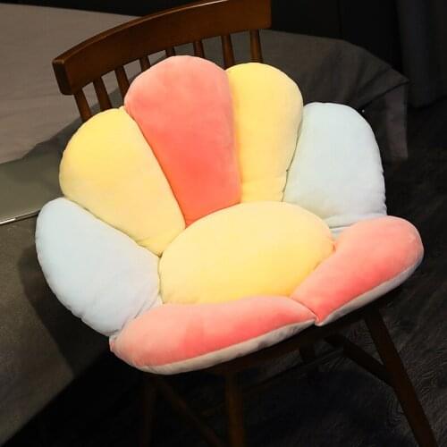 65CM Beautiful Colorful Flower Plush Pillow Toy Soft Cartoon Plant Stuffed Doll Chair Cushion Sofa Child Couple Birthday Gift