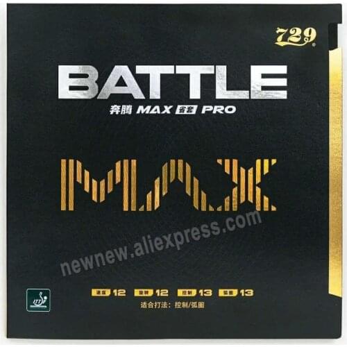 729 BATTLE MAX PRO Provincial Version New Table Tennis Rubber Ping Pong Sponge