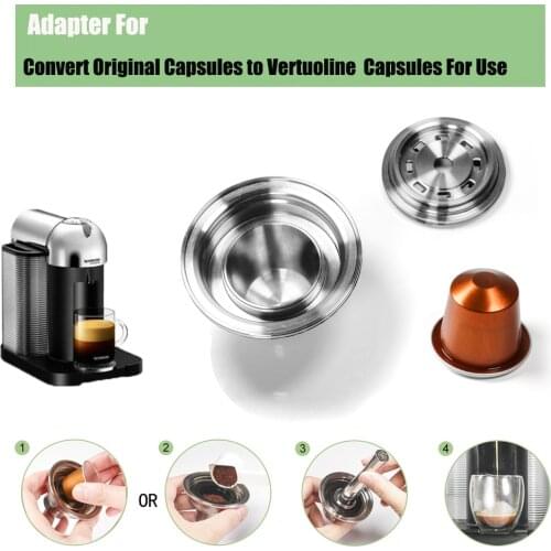 Adapter For Convert Original Capsules to Vertuoline Capsules For Use Coffee Capsule