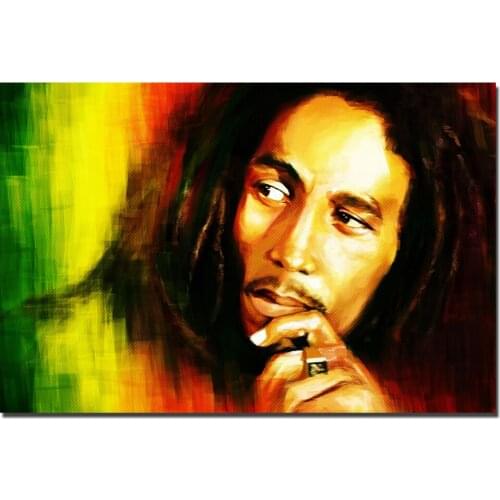 Bob Marley Wallpaper Canvas Posters and Prints Wall Art Painting For Living Room Decor