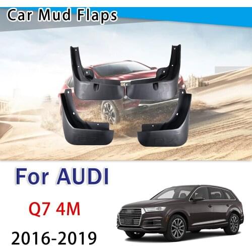 Front Rear Car Mudflap For Audi Q7 4M 2016 2017 2018 2019 Fender Mud Guard Flap Splash Flaps Mudguards Accessories 4 PCS