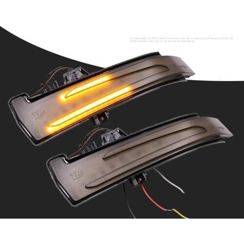 For Mercedes Benz A B C E S CLA GLA CLS Class Dynamic Turn Signal LED Light W176 W246 W204 W212 C117 X156 Rear Mirror Indicator