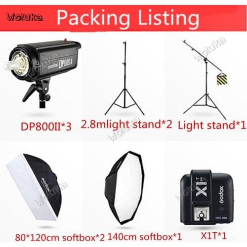 Godox DP800WII flash light Lighting Photography Still life jewelry photo shooting lamp photo light photo set CD50 T03