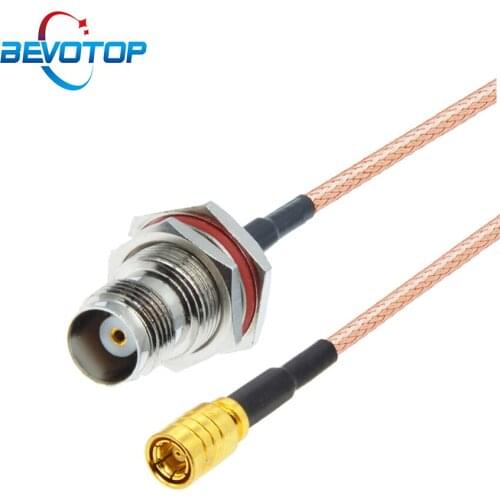TNC Female to SMB Female Straight Jack 50 Ohm RG316 Cable RF Coaxial Antenna Extension Cord Adapter Pigtail Jumper