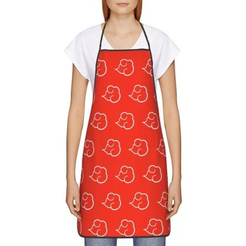 Akatsuki Symbol 2 Kitchen oil resistant wreath Anime Manga kitchen aprons women Man For House cleaning 72*52cm