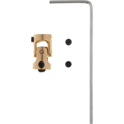 Metal Universal Joint Coupler 3-3mm & M2 Screw for RC Boat Aircraft