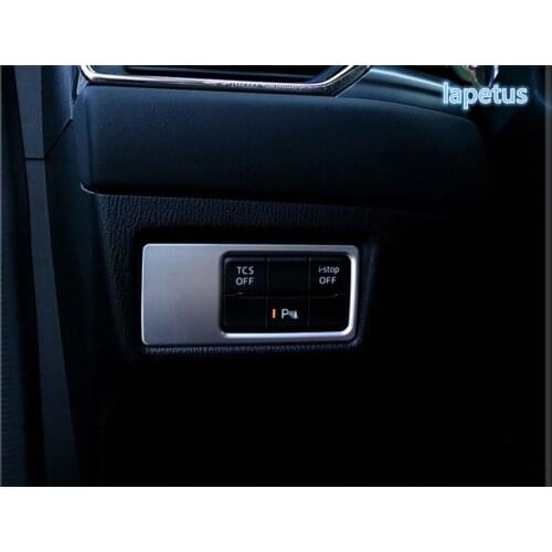 Lapetus 2 Model Head Lights Lamp Headlamp Switch Button Decoration Frame Cover Trim 1 Pcs Fit For Mazda CX-5 CX5 2017 2018 2019