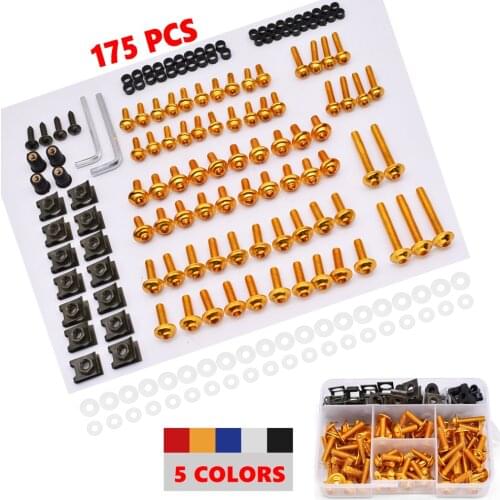 Motorcycle Full Fairing Bolts Kit Screws Fastener Clips Screw Nuts For Yamaha YZF R1 R6 R3 2004 2005 2006 2007 2008 Complete Kit