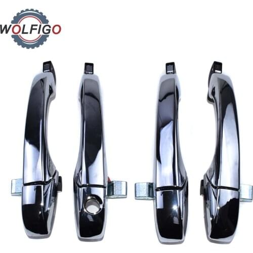 WOLFIGO Front Rear Left Right Outside Door Handle For Chrysler 300 300C 2005-2010 Dodge Charger 2007 Magnum 2005-2008 5065800AH