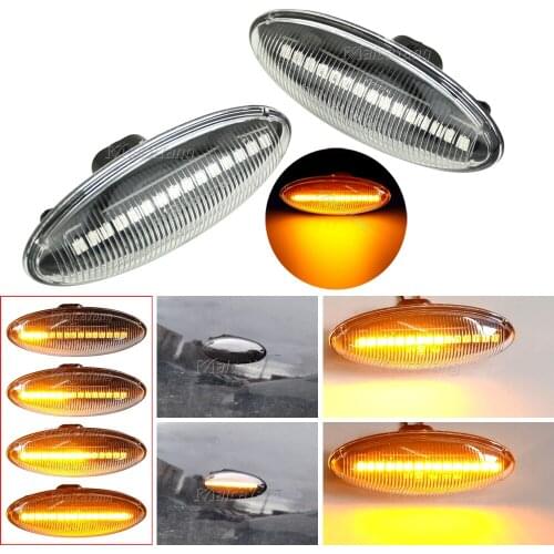 LED Side Marker Turn Signal Light Dynamic Repeater Lamp Indicator For Toyota COROLLA Auris Mk1 E15 2007 2008 2009 2010