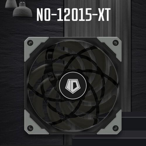 ID-COOLING 120mm Chassis Cooling Fan PWM Silent Computer PC Case Cooler 120 X 120 X 15mm/4.72 X 4.72 X 0.59" Cooling Fan PC