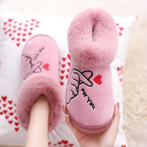 2020 Winter Women Soft Warm Cotton Boots Lovers Indoor Plush Warm Cotton Shoes Australian high quality Cotton Shoes 36-45