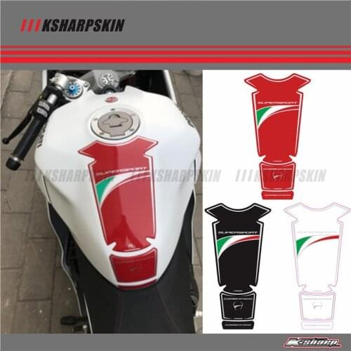3D ADESIVI Sticker Decal Emblem Protection Tank Pad Cas Cap Fit DUCATI Supersport 2016 2017