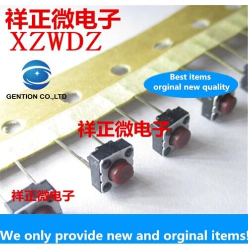 50pcs 100% orginal Imported Japan SKHVBFD010 touch switch 6x6x5 piano square handle 2 feet in the middle