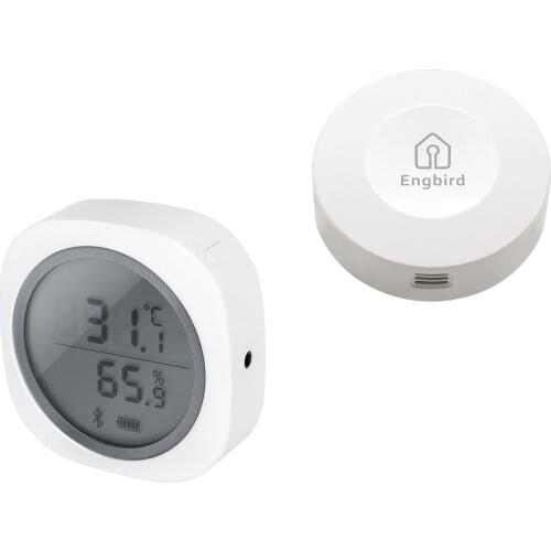 Inkbird IBS-TH1 & IBS-TH1 Plus Wireless Bluetooth Thermometer&Hygrometer Support External Probe for Food Storage,Instrument