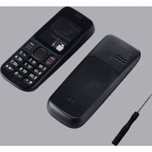 Housing Cover For Nokia 101 1000 101 1010 Dual card Front Frame+ Middle Cover+English/Russian Keypads+Battery Door Case+Tools