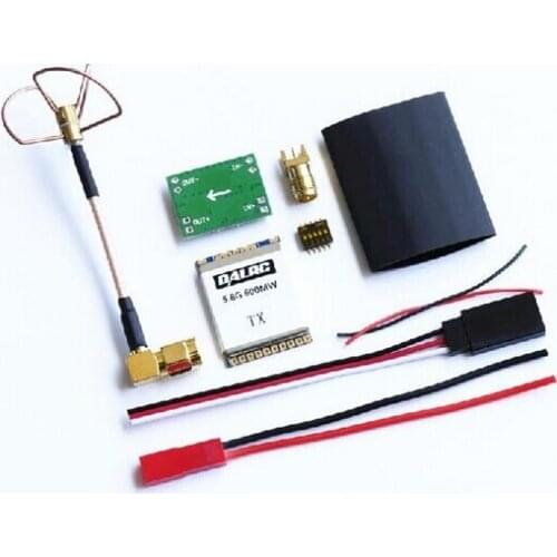 DIY 5.8G 32CH FPV 600mW Wireless AV Transmission Module Transmitter TX with 3-leaf Antenna