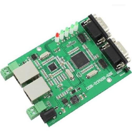 Dual network dual serial port Ethernet switch network standard POE power supply