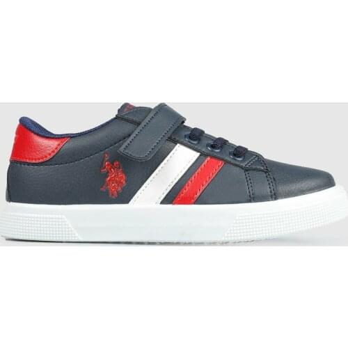 U.S. Polo Assn Lacivert Çoçuk Sneaker yeni varış yeni sezon moda şık rahat genş çoçuk unisex spor ayakkabı