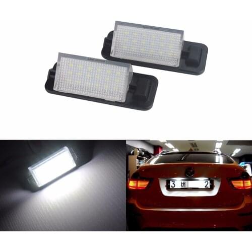 ANGRONG 2pcs Canbus White LED License Number Plate Light Lamp 92'-98'(CA246) For BMW 3 Series E36