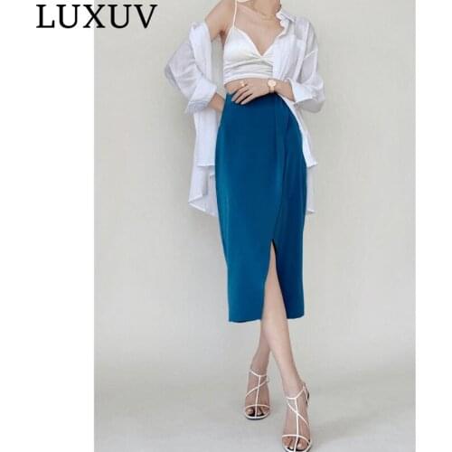 Юбки-карандаши короткие LUXUV China At AliExpress