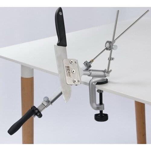 Metal fixed angle grinder home kitchen knife grinder stone can be flipped