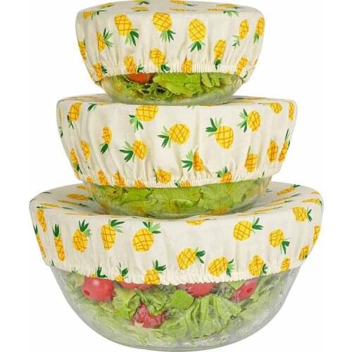 Reusable Bowl Cover, Stretchable and Adjustable Food Cover, Suitable for Outdoor Picnic Fruit Plate