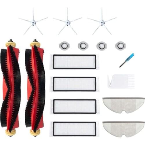 Detachable Roller Brush Kit For Xiaomi Roborock S6 S5 Max S60 S65 Vacuum Cleaner Accessories Household Cleaning Tools