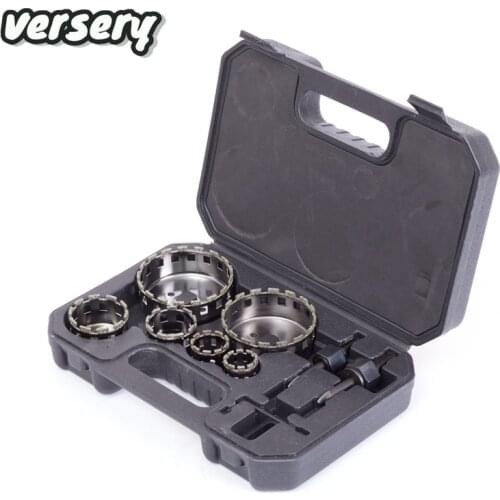 Free shipping 9pcs/sets 25mm-73mm Diamond Coated Drill Bit Set Tile Marble Glass Ceramic Hole Saw Drilling Bits For Power Tools