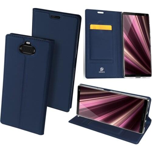 Original Dux Ducis Leather Case For Sony Xperia 10 Luxury Flip Stand Wallet Case Cover For Sony Xperia10 Phone Cases