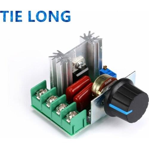 AC 220V 2000W SCR Voltage Regulator Dimming Dimmers Speed Controller Thermostat