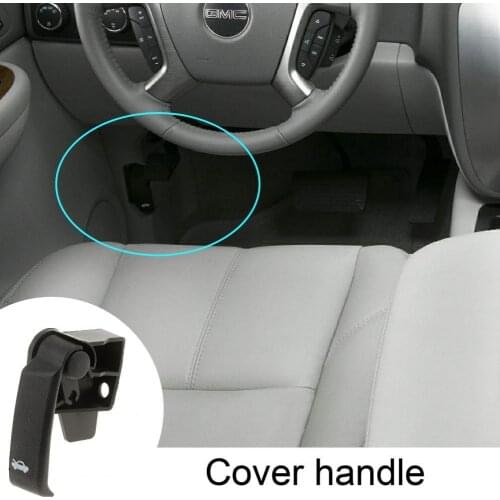 Hood Latch Release Handle Sturdy ABS Replacement 15741109 for Chevrolet GMC Truck 95-07