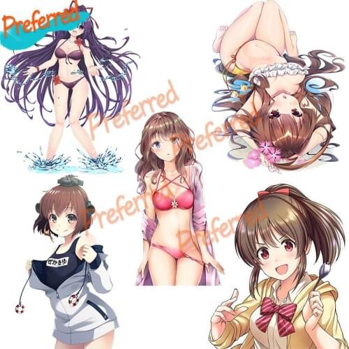 Cute Underwear High School Girls Decal Motocross Racing Laptop Helmet Trunk Wall Vinyl Car Sticker Die Cutting