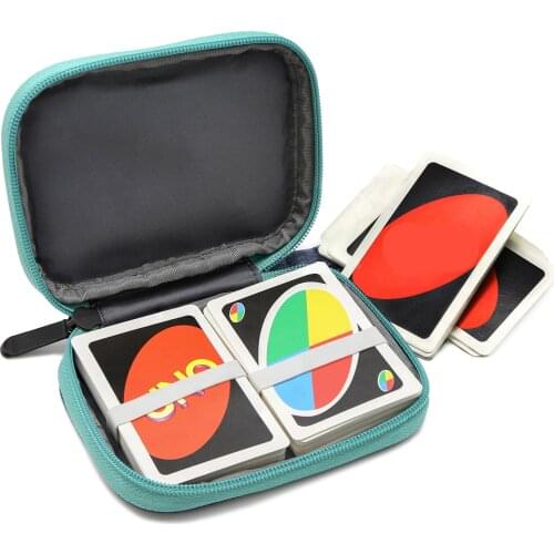 Suitable for UNO card box game storage bag anti-scratch protection, outdoor game camping and soft cloth waterproof game card bag