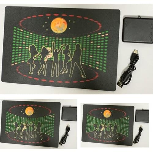 Hot Sale Wireless PRO Sound Active Auto Flash EL panel led panel With Rechargeable Lithium Battery