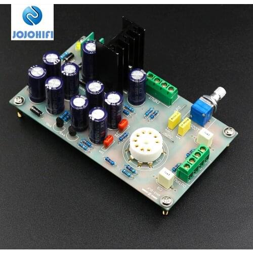 6N3 Tube Buffer Preamplifier Pre AC12V Amplifier Finished Board Without 6N3 Tube