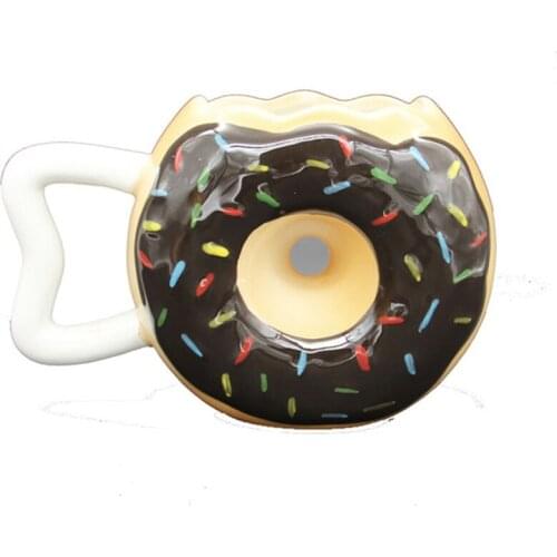 Creative 3D stereoscopic Donut Ceramics Mugs coffee mug Milk Tea office Cups Drinkware the Best birthday Gift with gift Box