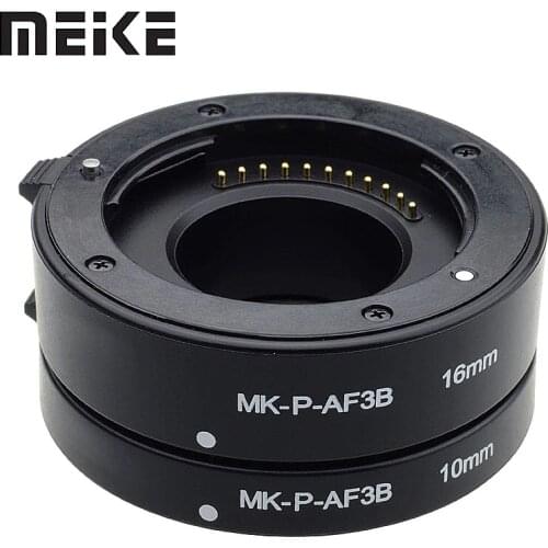 Meike Metal Macro Auto Focus Extension tube Ring AF for Panasonic Olympus M4/3 M43 Mount G6 GH3 GH4 GH5 GF3 GF5 GX1 EP1 EP2 EP3