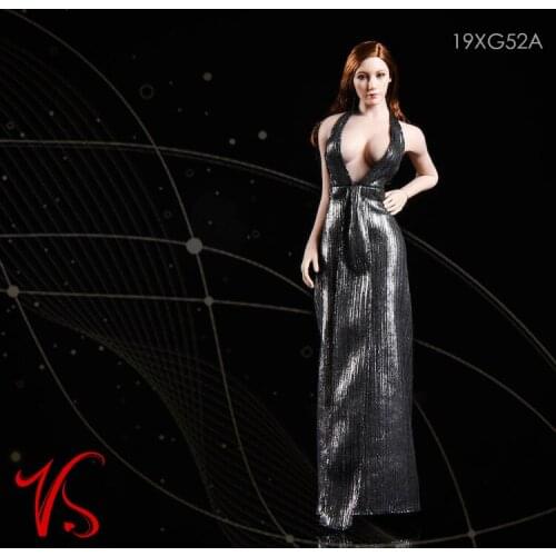 1/6 scale VSTOYS 19XG52A goddess evening dress costume model for 12 inch action figure body