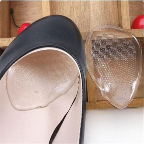 1 Pair 3/4 Gel Woman Insole Pad for High Heels,Flat Feet Insoles,Clear Cushion Soft Shoe Pads Insoles Inserts Foot Care
