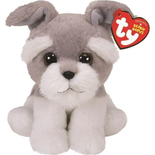 15CM Ty Beanie Harper Big Eyes Gary Schnauzer Dog Cute Chihuahua Dog Stuffed Plush Animal Doll Kids Toys Children Birthday Gifts