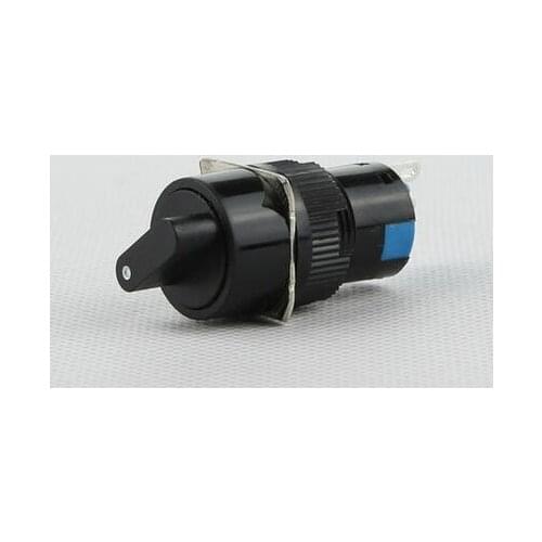 16mm 2position self locking round selector switch, push button switch 3pin