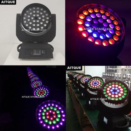 2lot Party dj round moving head led 36x18w moving head wash rgbwauv dmx circle movingheads