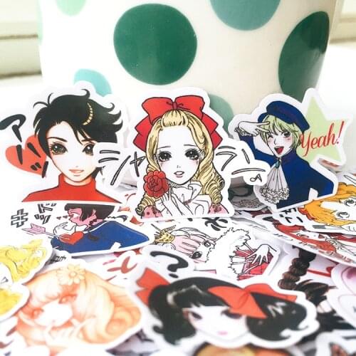 40PCS Gothic cartoon anime Stickers Crafts And Scrapbooking stickers kids toys book Decorative sticker DIY Stationery